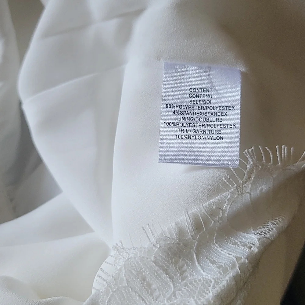 WAYF Cream/White Dress NWT - Picture 8 of 10